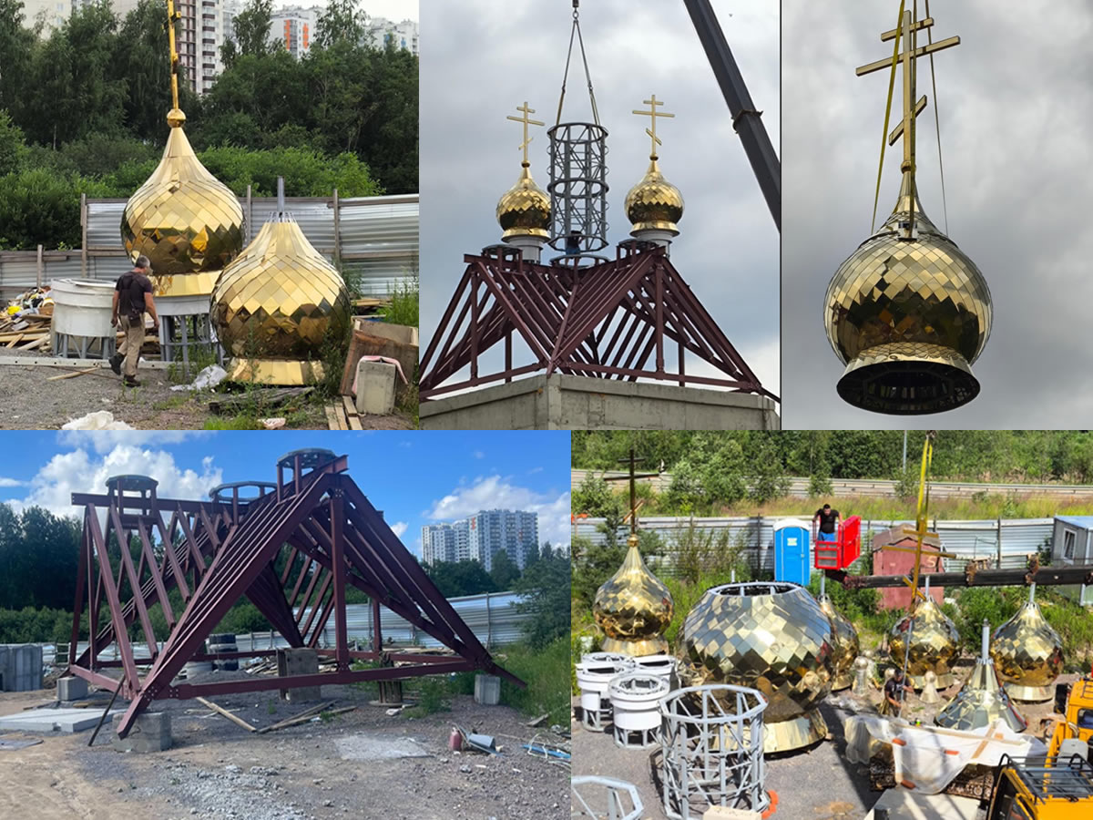 Строительство Храма в Волхове